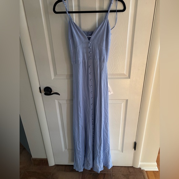 Dress the Population Dresses & Skirts - Dress the Population Lavender Blue Maxi Dress